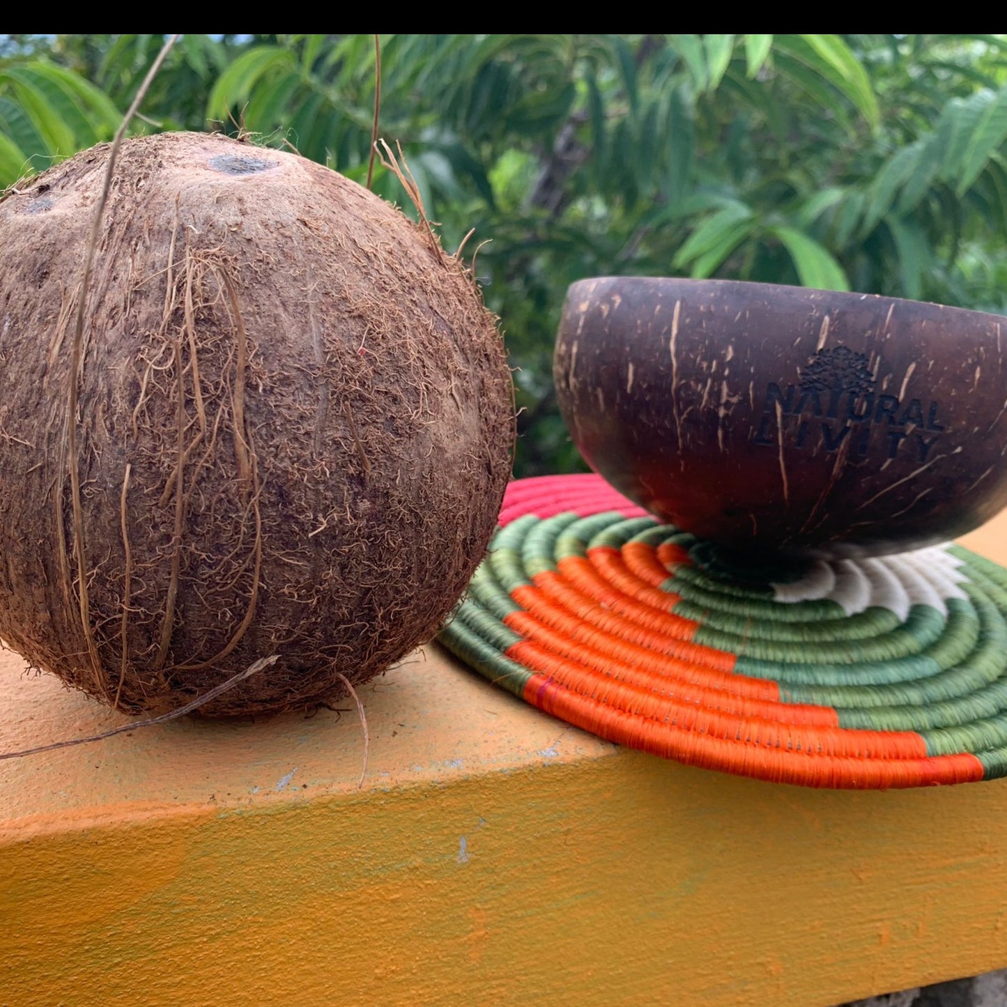 Coconut Bowls and Spoon